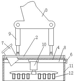 River/lake heavy metal pollution sediment in-situ coverage method and device