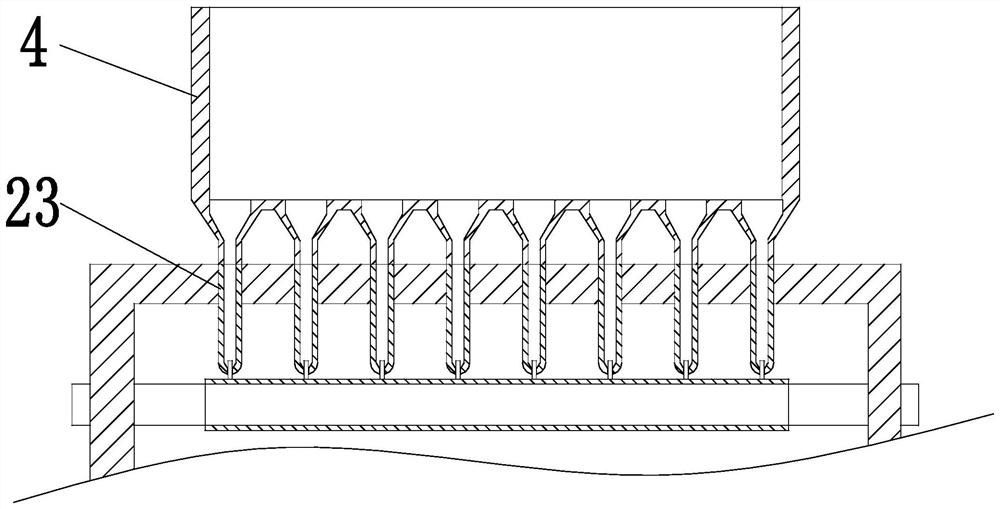 A batch cutting processing device and cutting processing technology for rubber rods