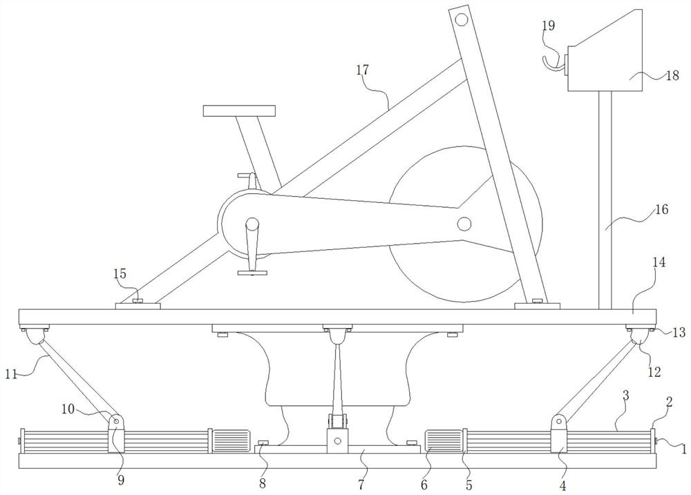 Exercise bicycle based on VR