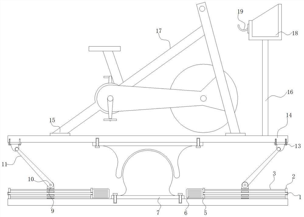 Exercise bicycle based on VR