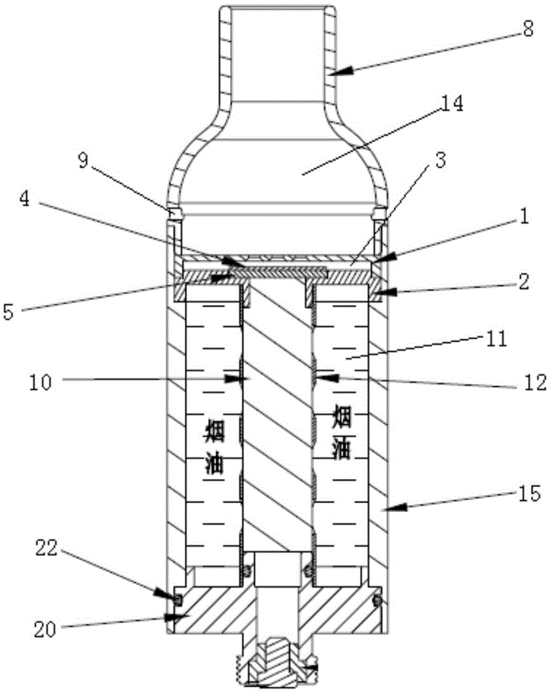 Electronic cigarette atomizer and electronic cigarette