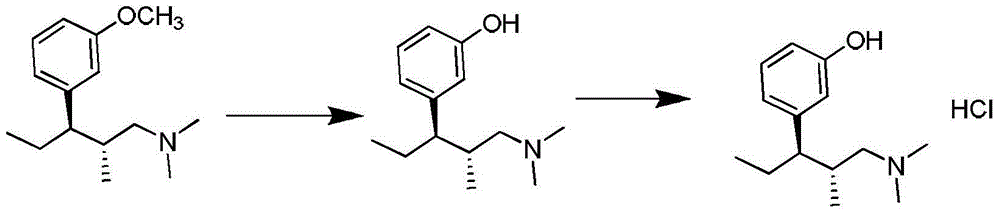 Preparation method of new crystal form tapentadol hydrochloride