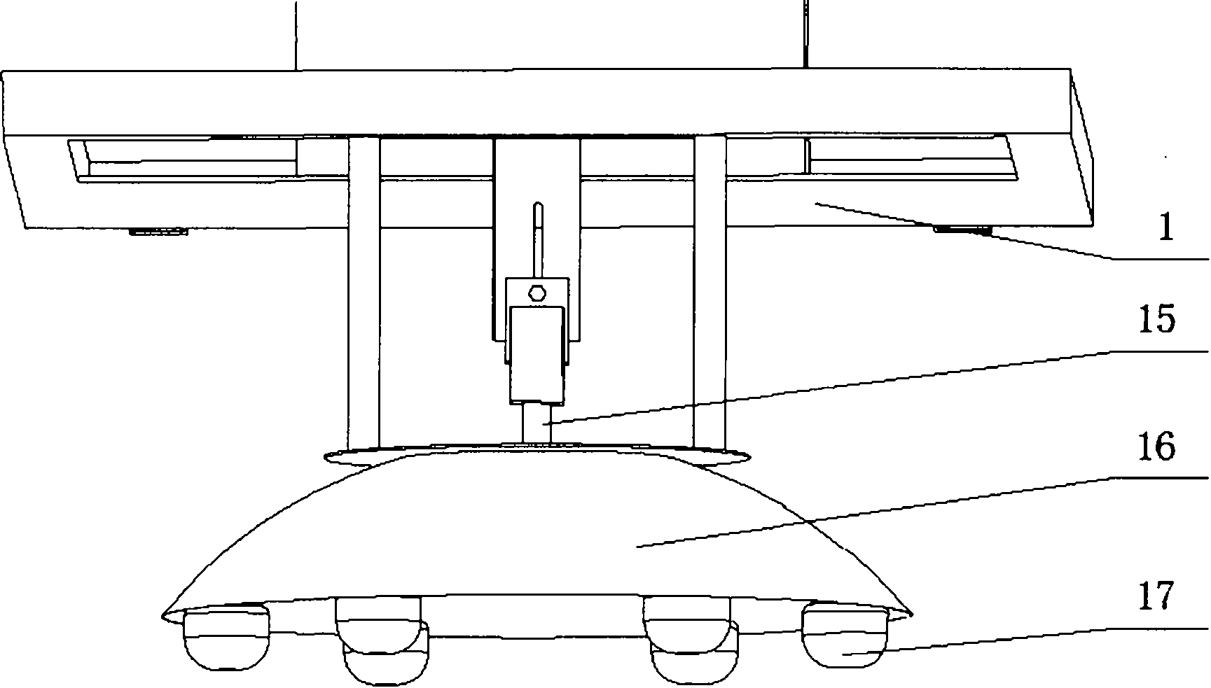 Precise targeted spraying and weeding device