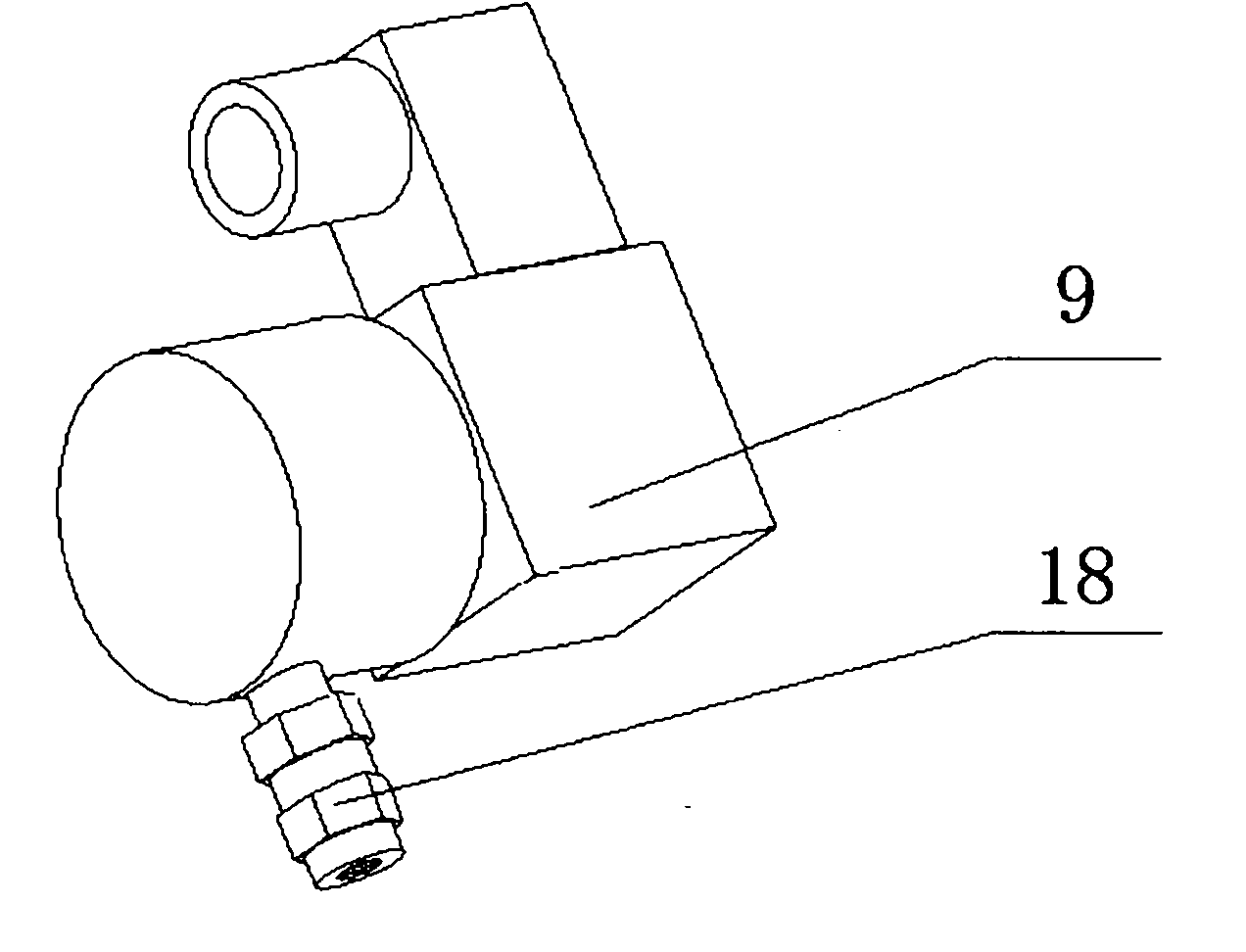 Precise targeted spraying and weeding device