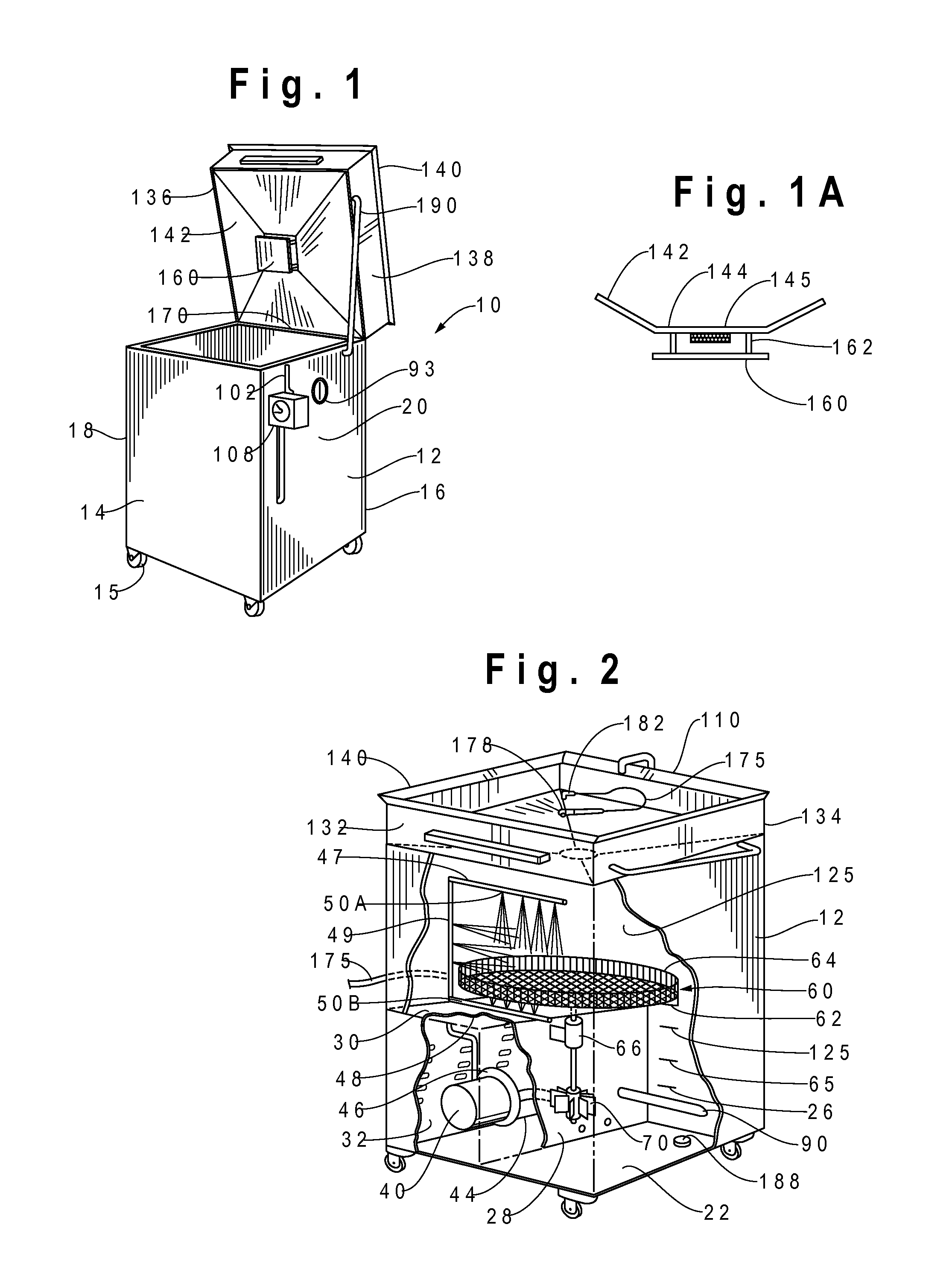 Combination agitating parts washer and sink washer