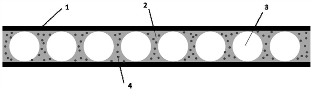 A discontinuous phase change temperature-regulating fiber and its preparation method