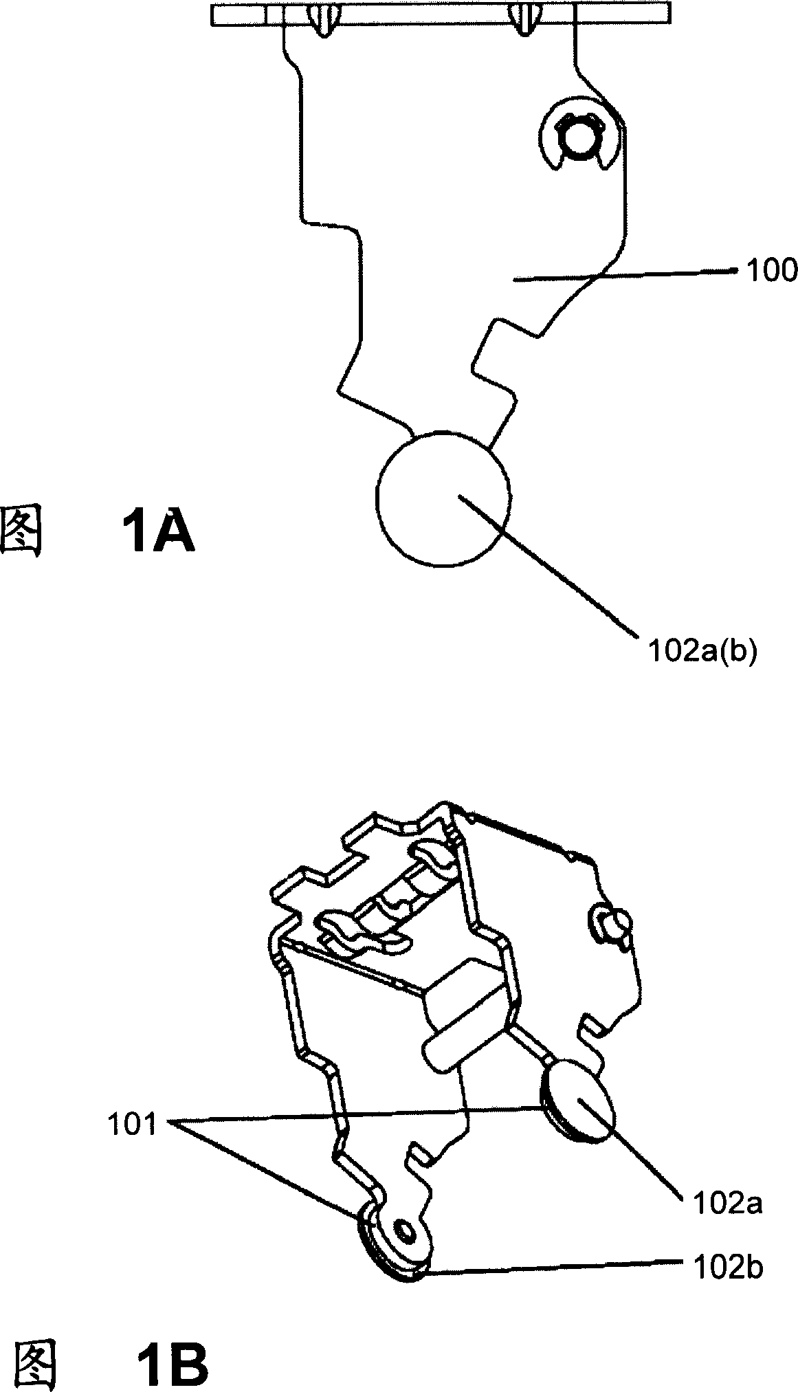 Circuit breaker actuating mechanism and its lever anti-slip structure