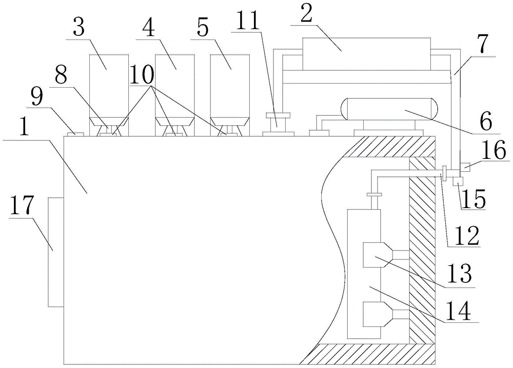 Submersible pump motor testing method and device with self-water feeding pressurization system