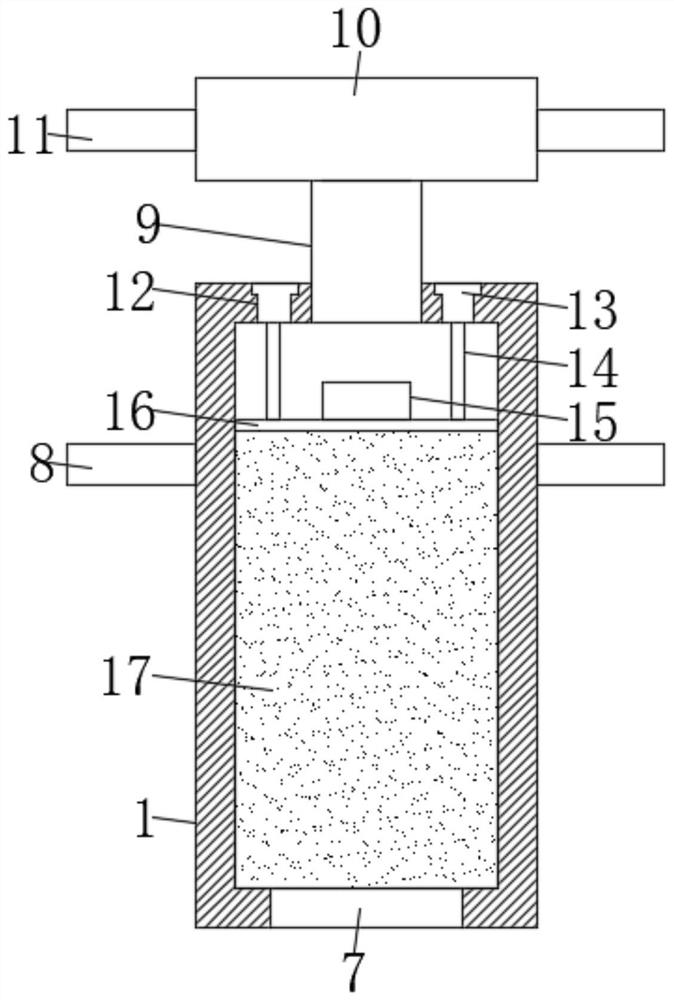 Hollow fiber ultrafiltration membrane and PP combined filter core