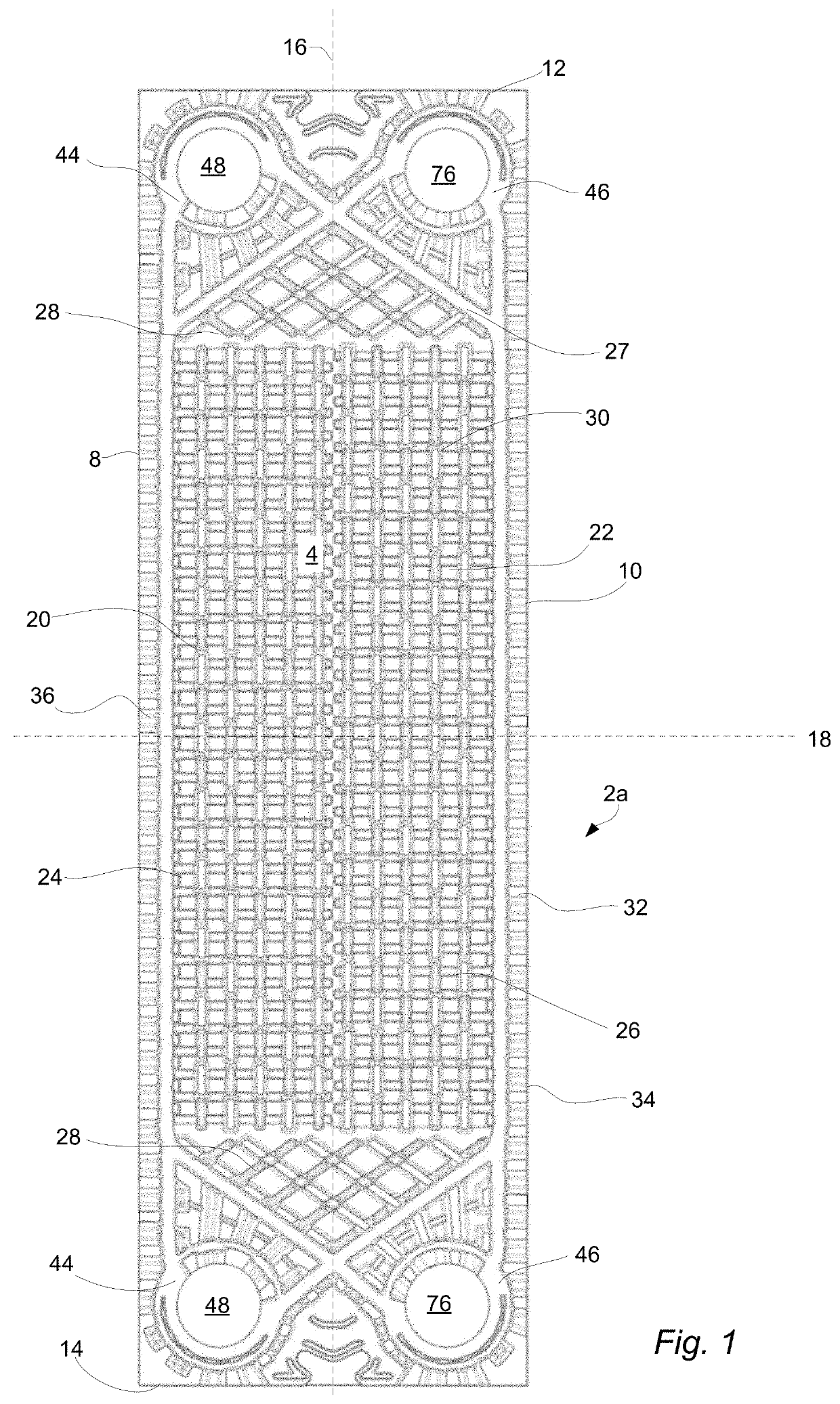 Heat transfer plate and gasket