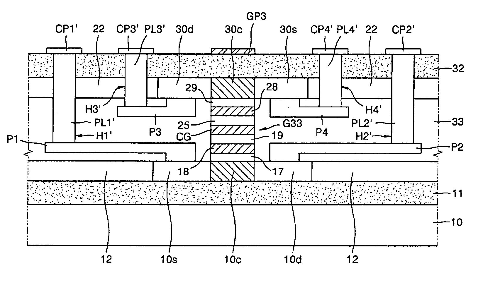 Methods of operating and manufacturing logic device and semiconductor device including complementary nonvolatile memory device, and reading circuit for the same