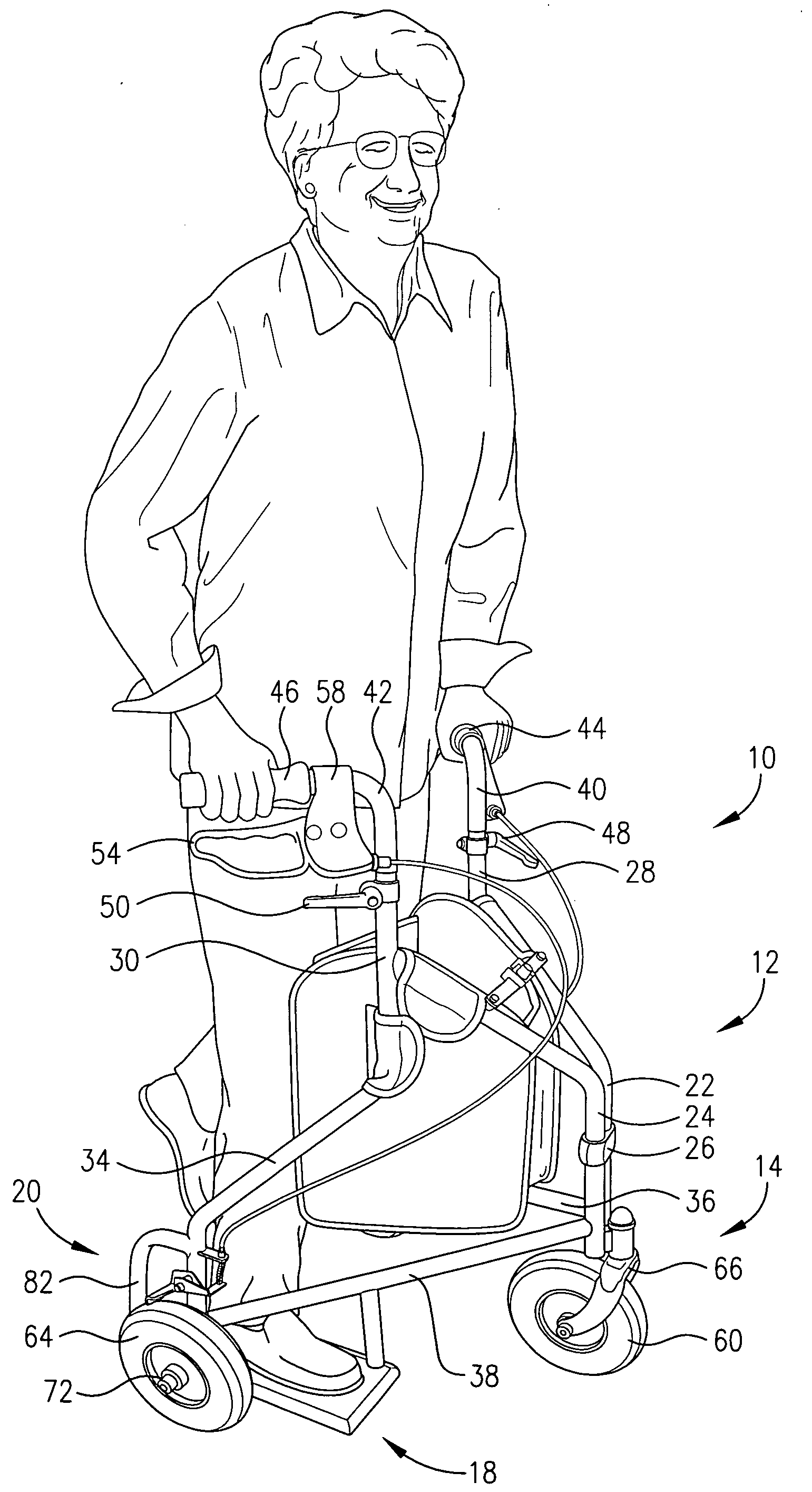 Walker apparatus