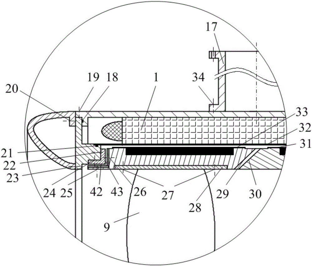 Oppositely-rotating shaft-less rim-driven propeller