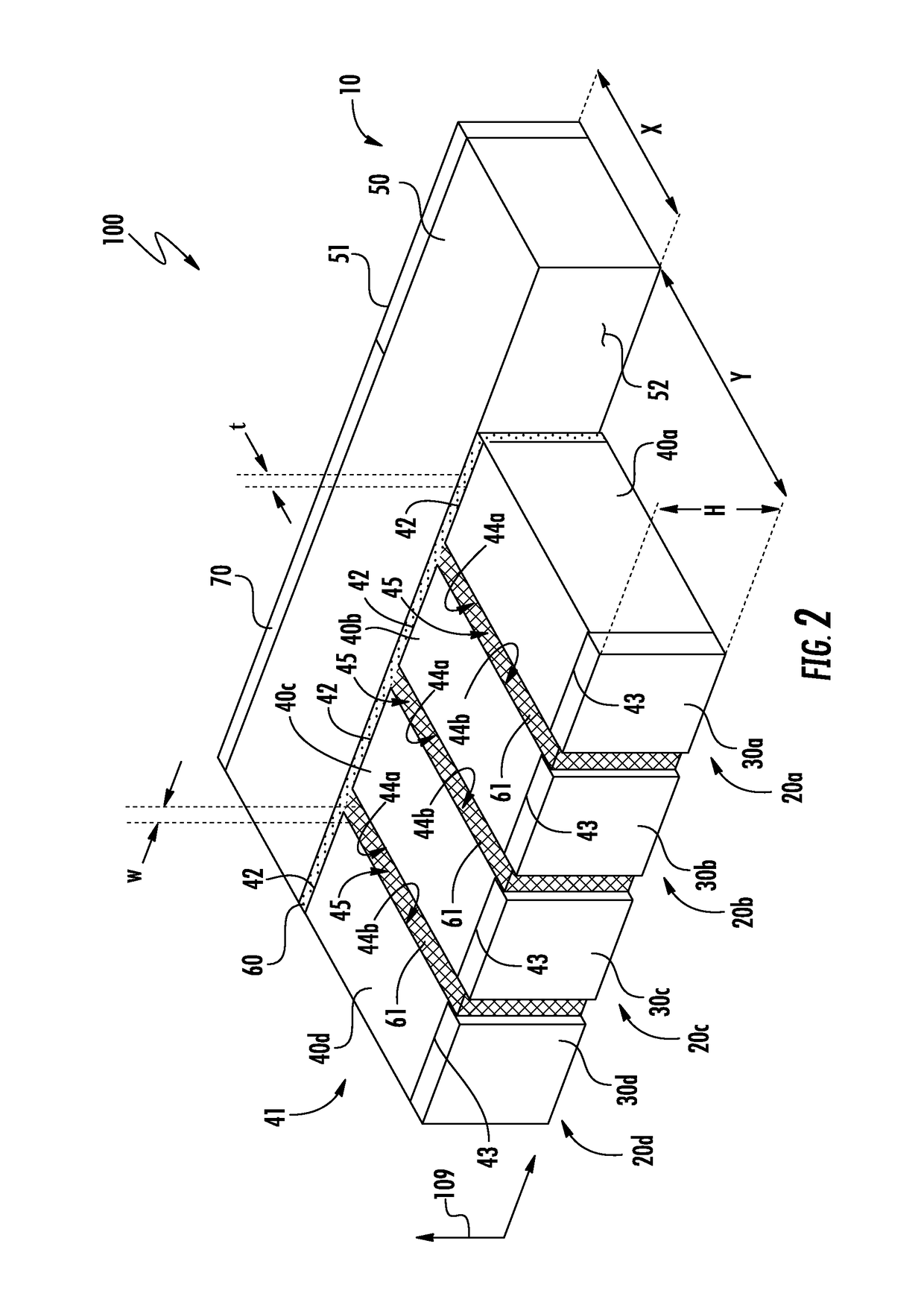 MUX/DEMUX comprising capillary filter block and methods of producing the same