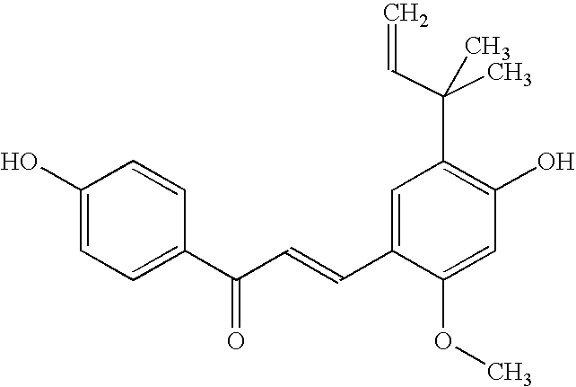 Cosmetic preparations containing licochalcone A and an organic thickener