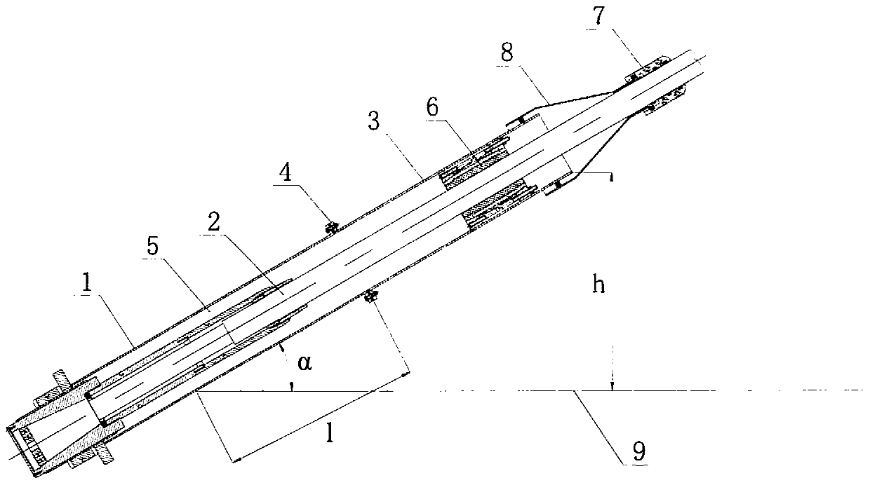 Fireproof, waterproof and shockproof protection device for bridge cable