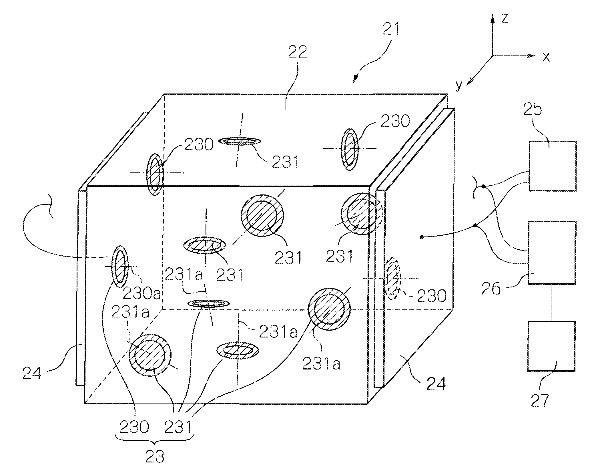 Tactile sensor utilizing microcoils with spiral shape