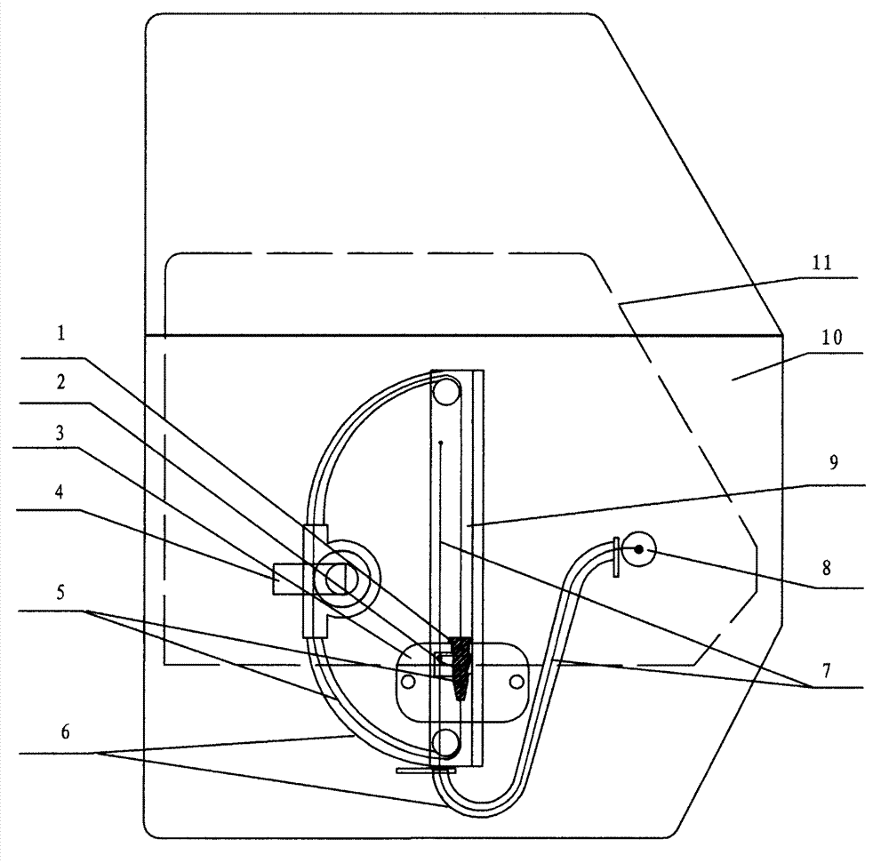 Electric vehicle window lifting device with manual opening function