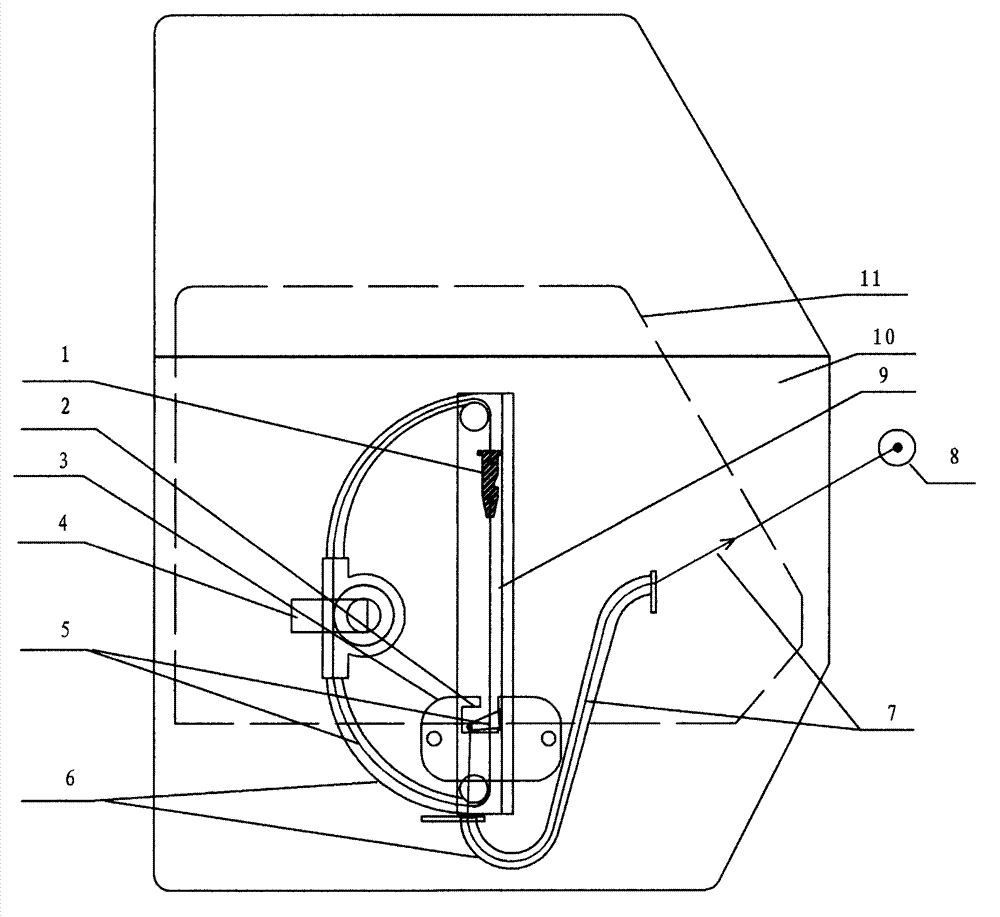 Electric vehicle window lifting device with manual opening function