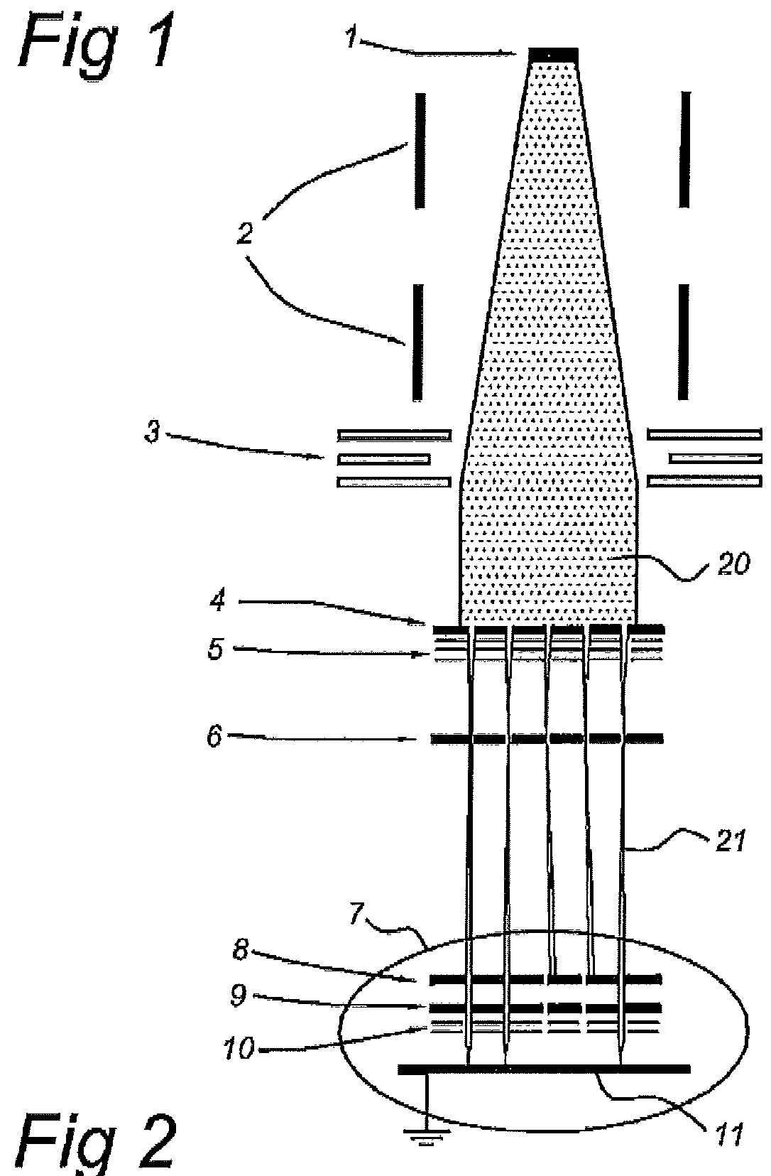 Projection lens arrangement