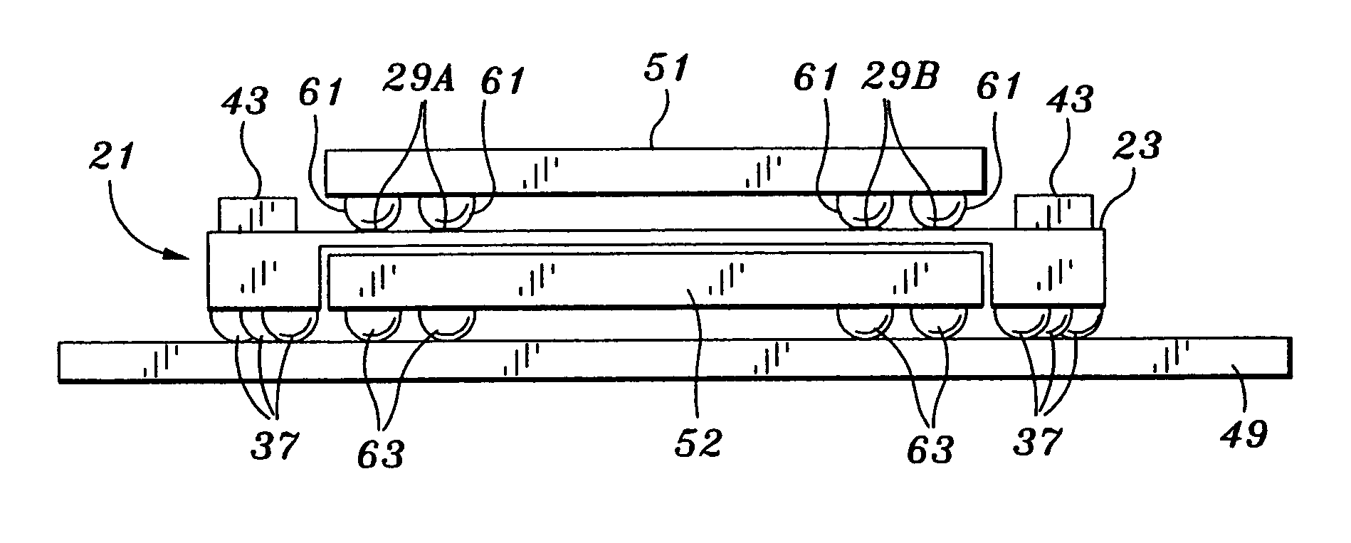 Modular integrated circuit chip carrier