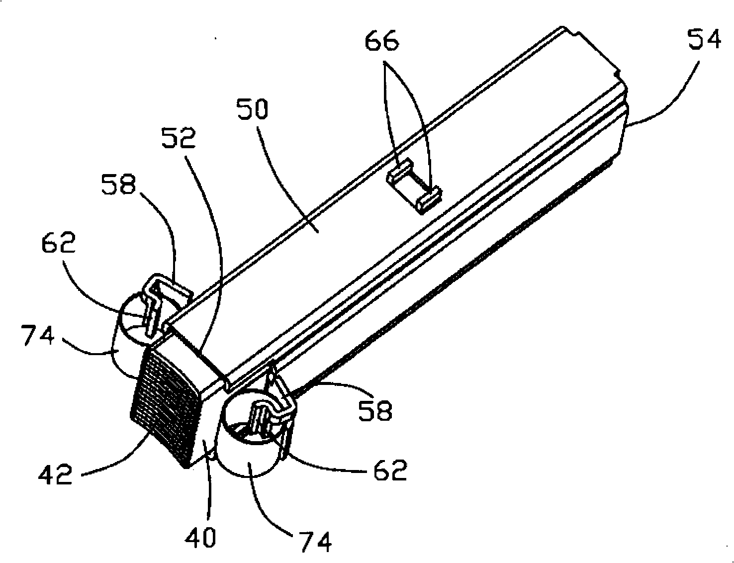 Electric motor and carbon brush assembly used therefor