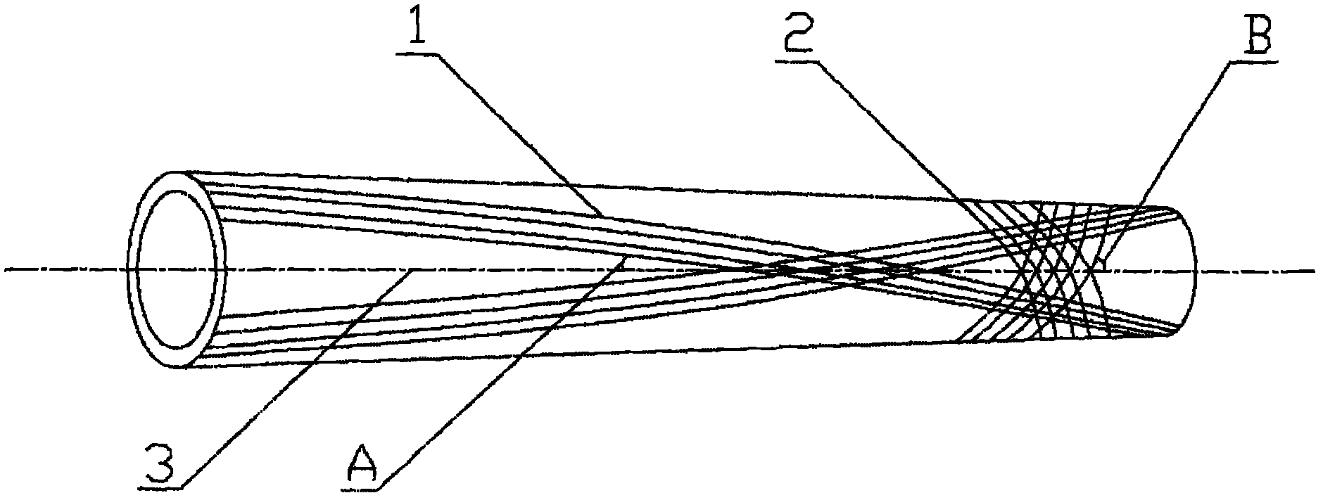 Composite material transmission tower