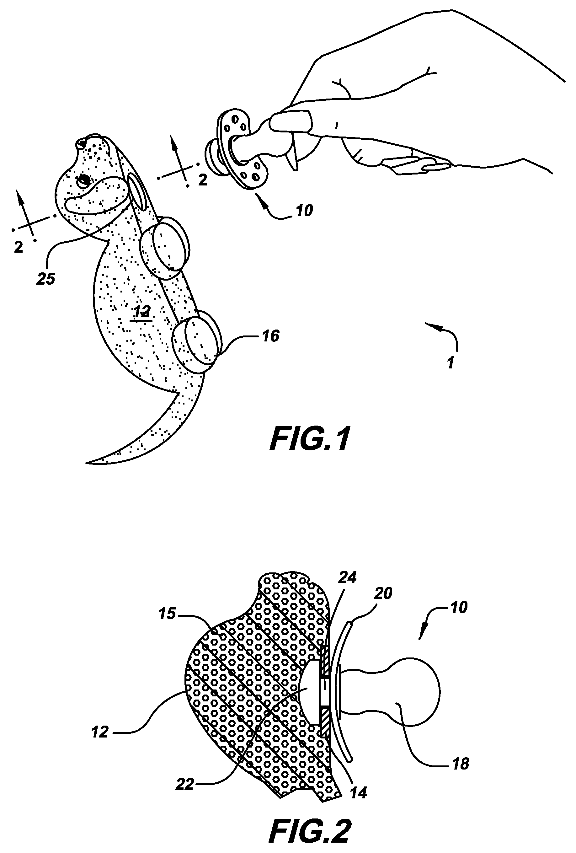 Toy For Retaining Multiple Size Pacifiers