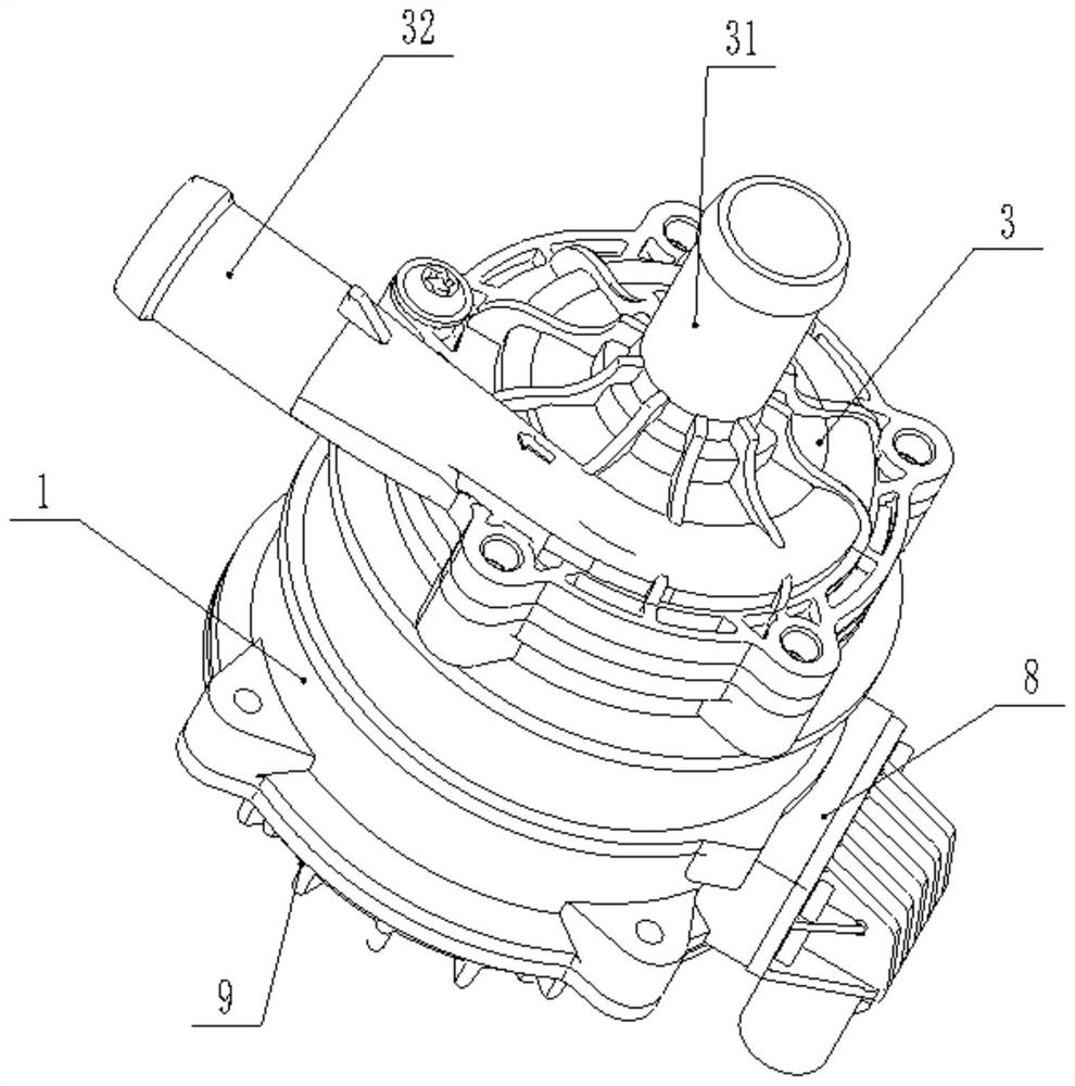 High-power brushless electronic water pump