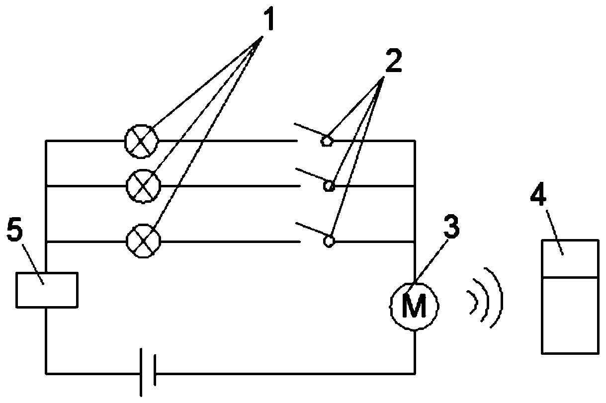 LED lamp control system