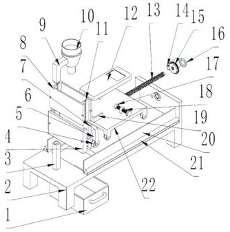 Civil engineering concrete viscosity detection device convenient to clean and maintain