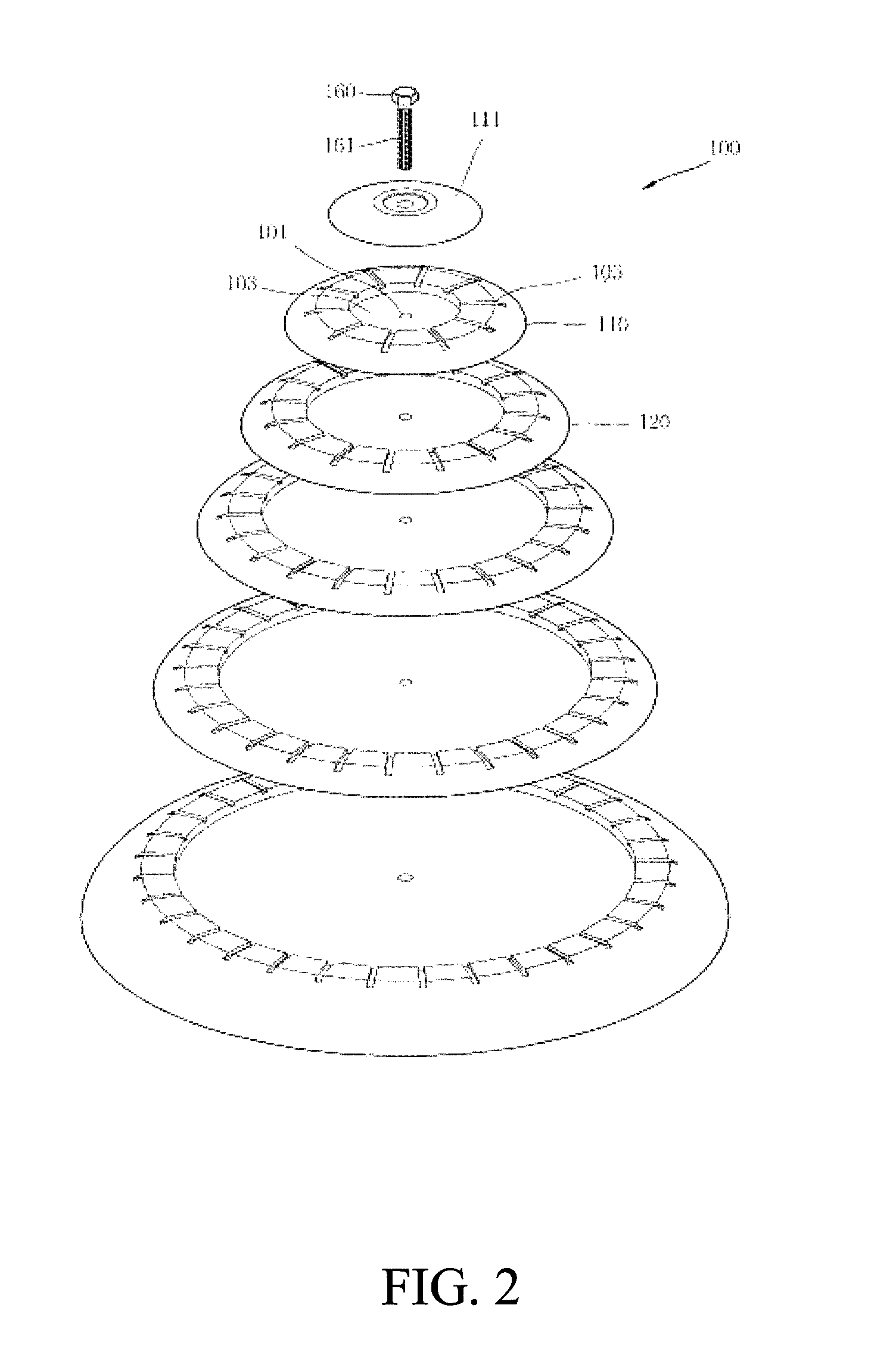 Multi-disc air diffuser