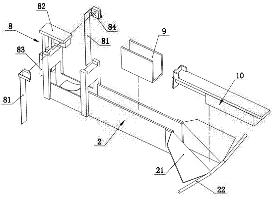 Bamboo stick type product packing machine