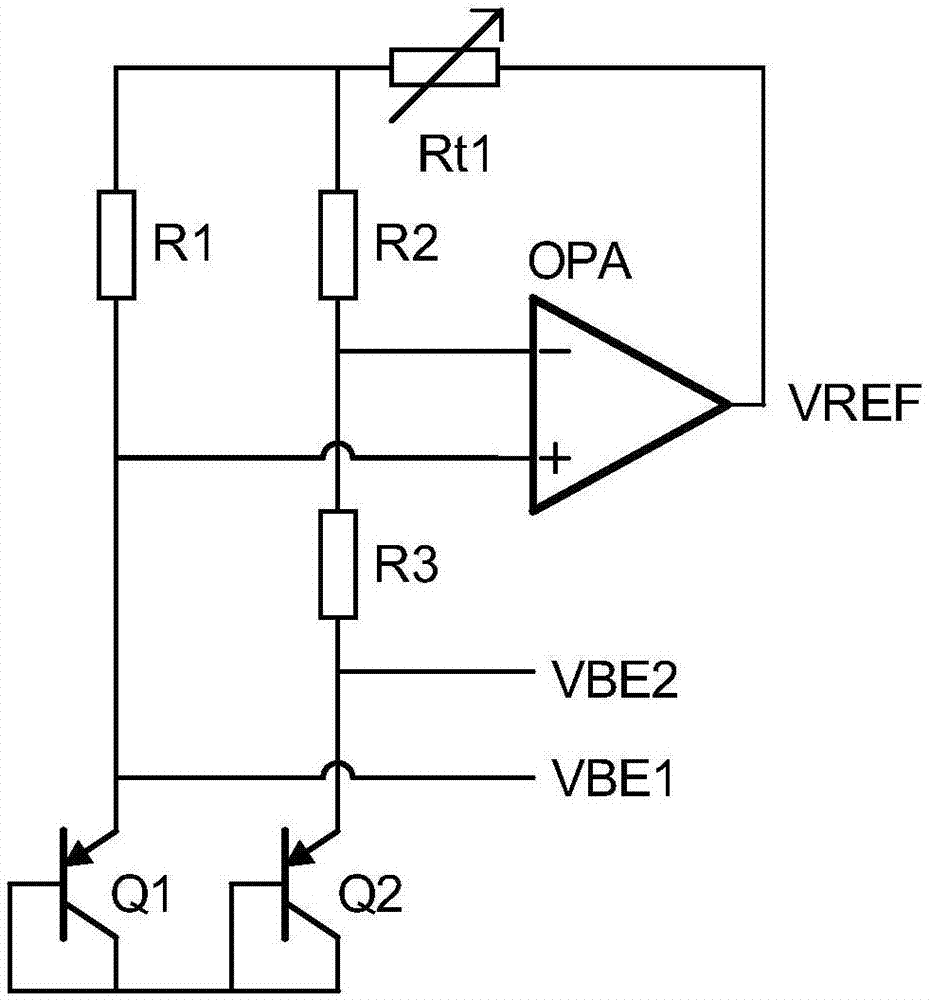 Integrated circuit and method for calibrating temperature excursion of band-gap reference voltage by using self-heating