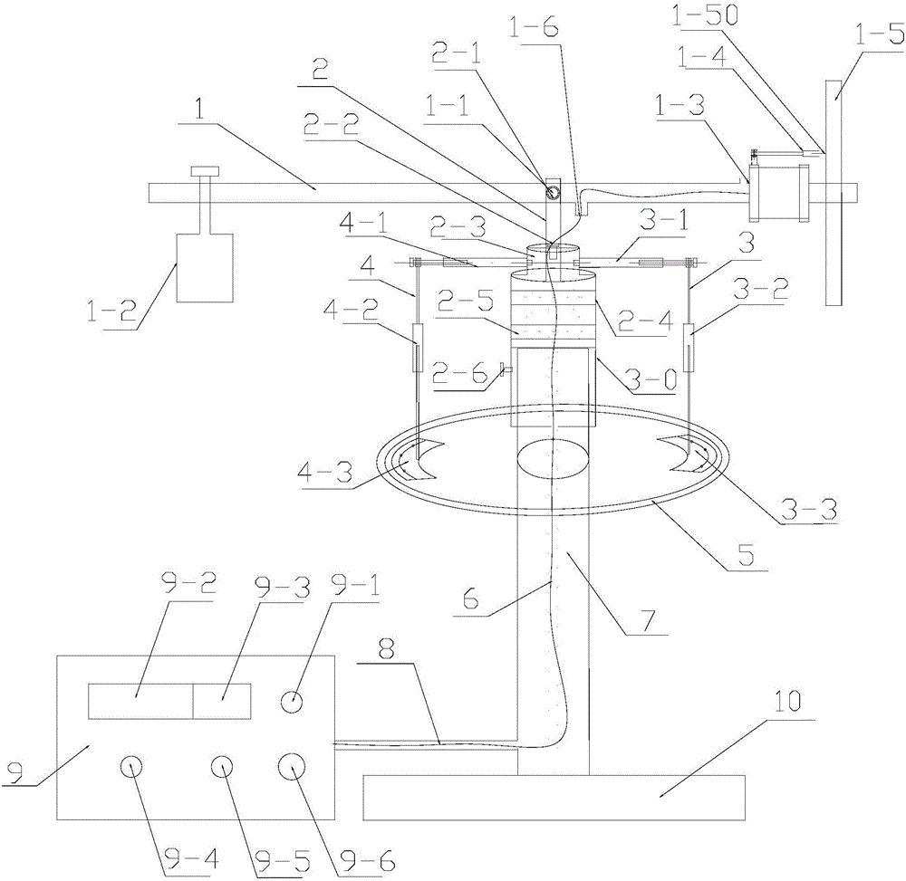 High-precision double-wheel shaft double-vernier earth's axis precession demonstration and quantitative measurement experiment instrument