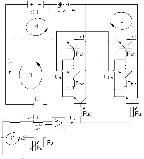 A storage battery discharge instrument and its discharge current control method