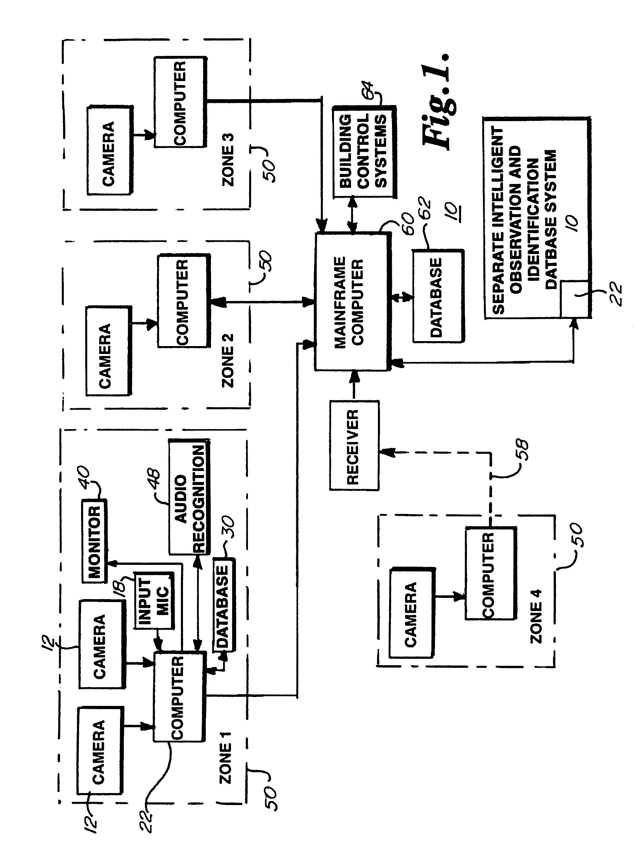 Intelligent observation and identification database system