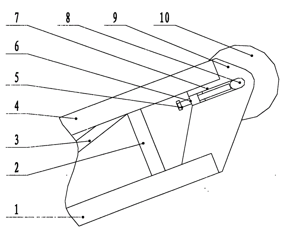 Adjusting mechanism special for conveying belt of grain conveyor