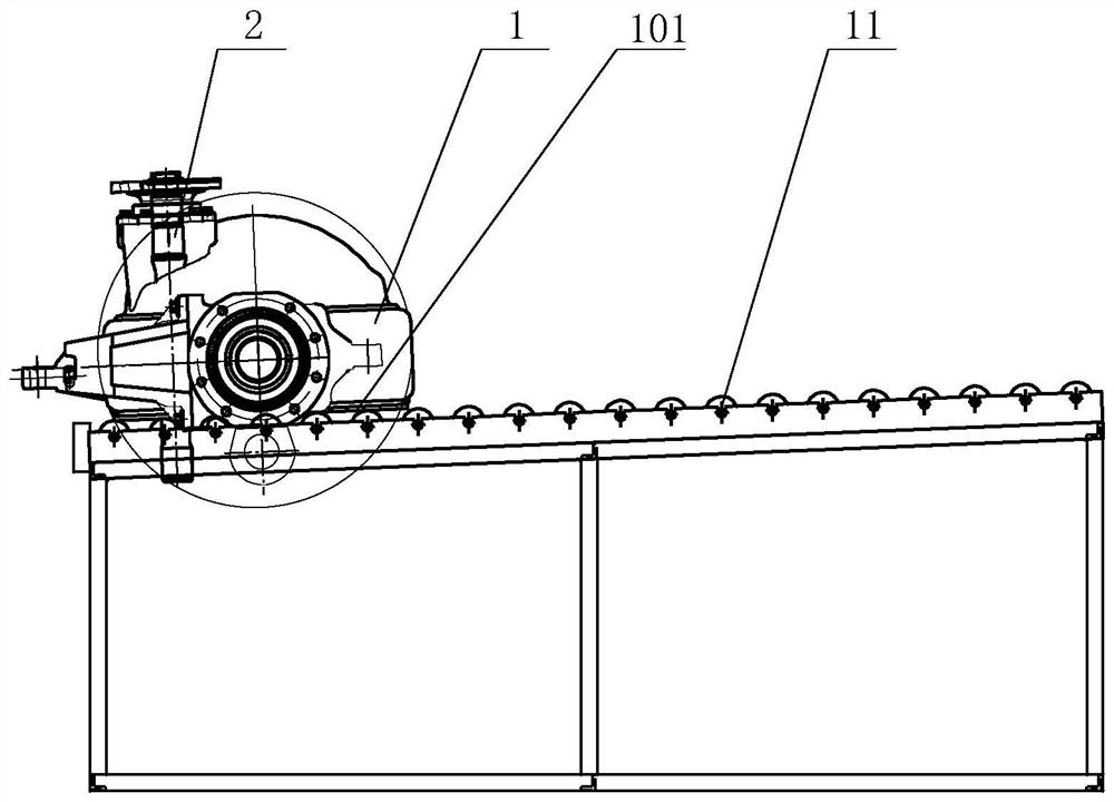 Assembly process method of automobile intermediate axle assembly