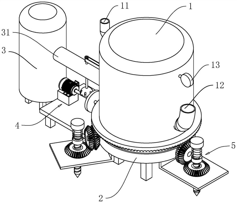 Explosion-proof gas storage tank for chemical gas storage