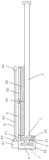 Rapid cleaning device for cleaning glazed window