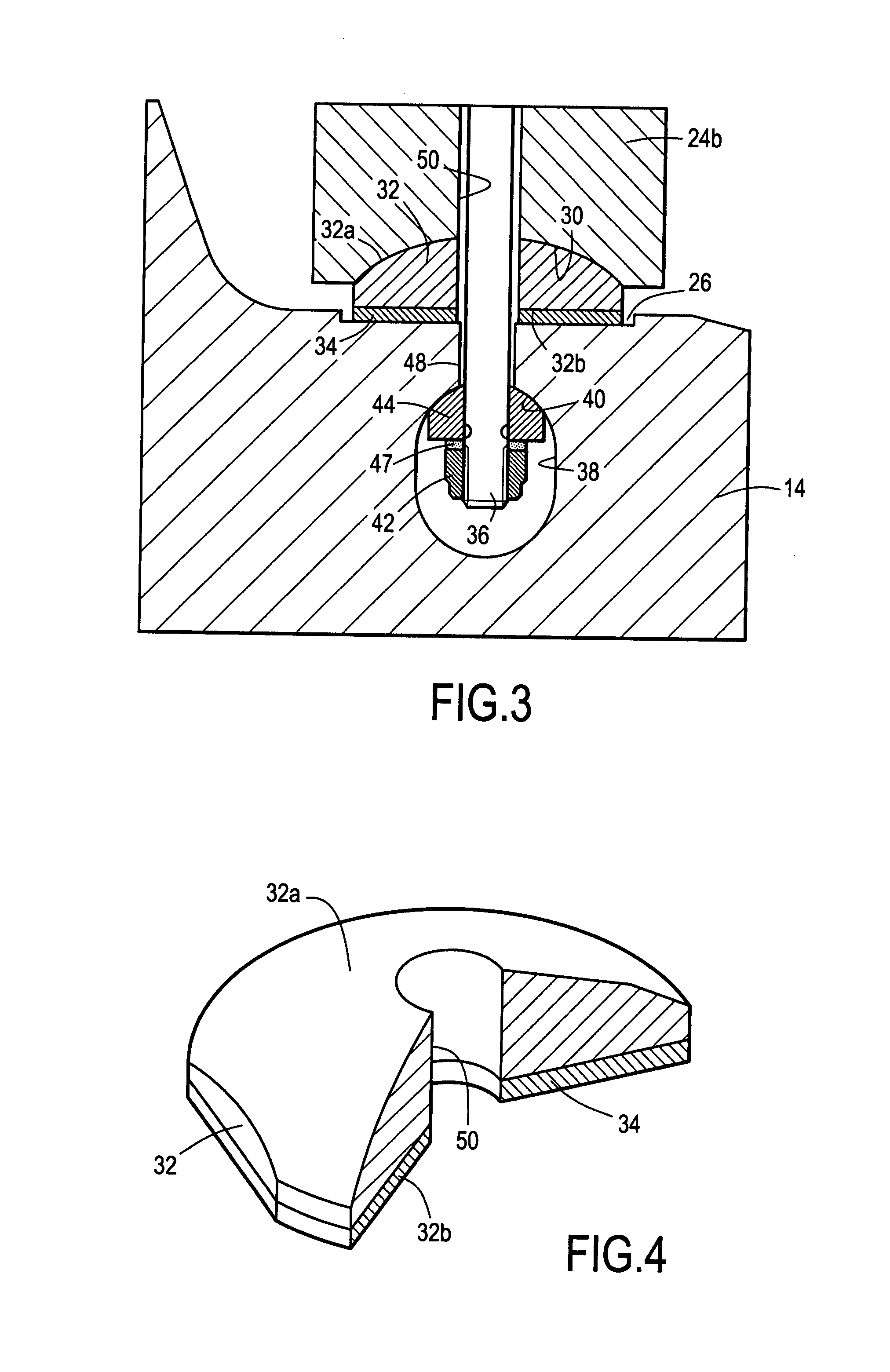 Mechanical connection for transferring forces while providing insulation