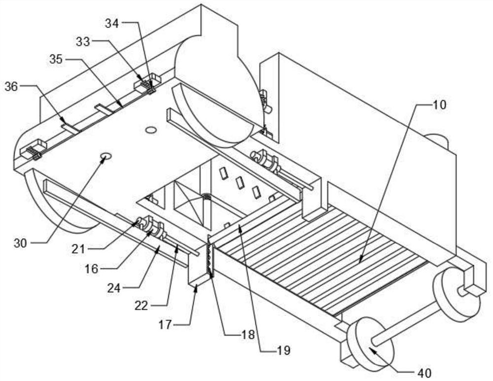 Energy-saving environment-friendly green building board laying device