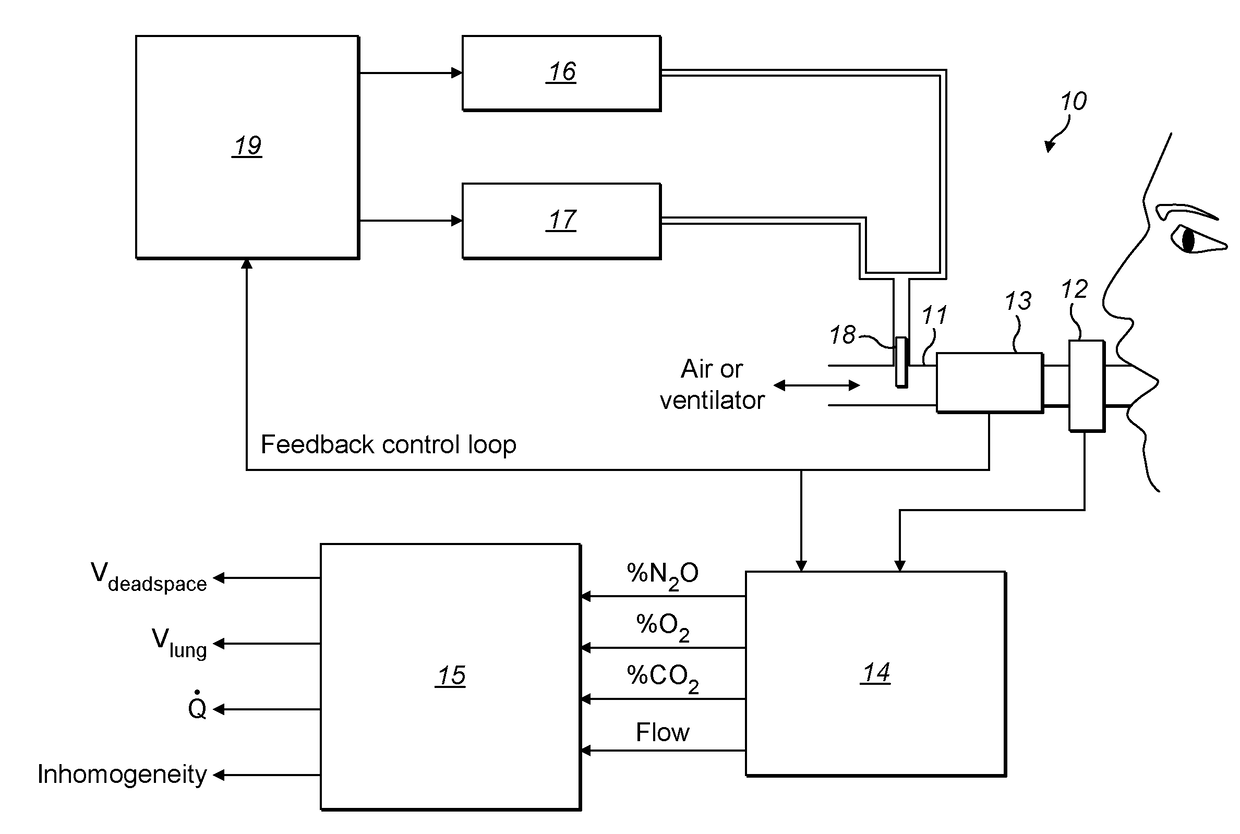 Method and apparatus for measurement of cardiopulmonary function