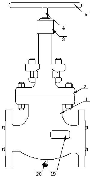 Water pump valve facilitating water flow controlling