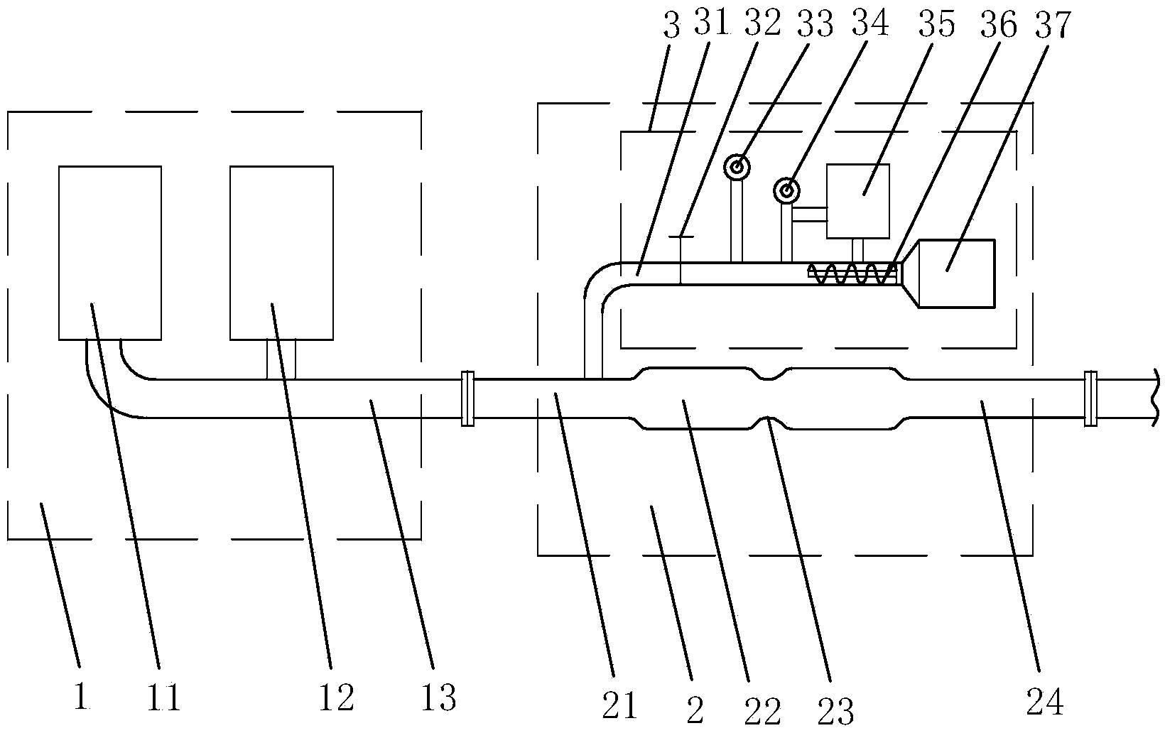 Double-foaming foam concrete device