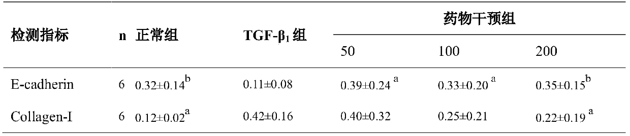 A kind of Cortex Moutan extract and its application in the preparation of medicines for preventing and treating pulmonary fibrosis