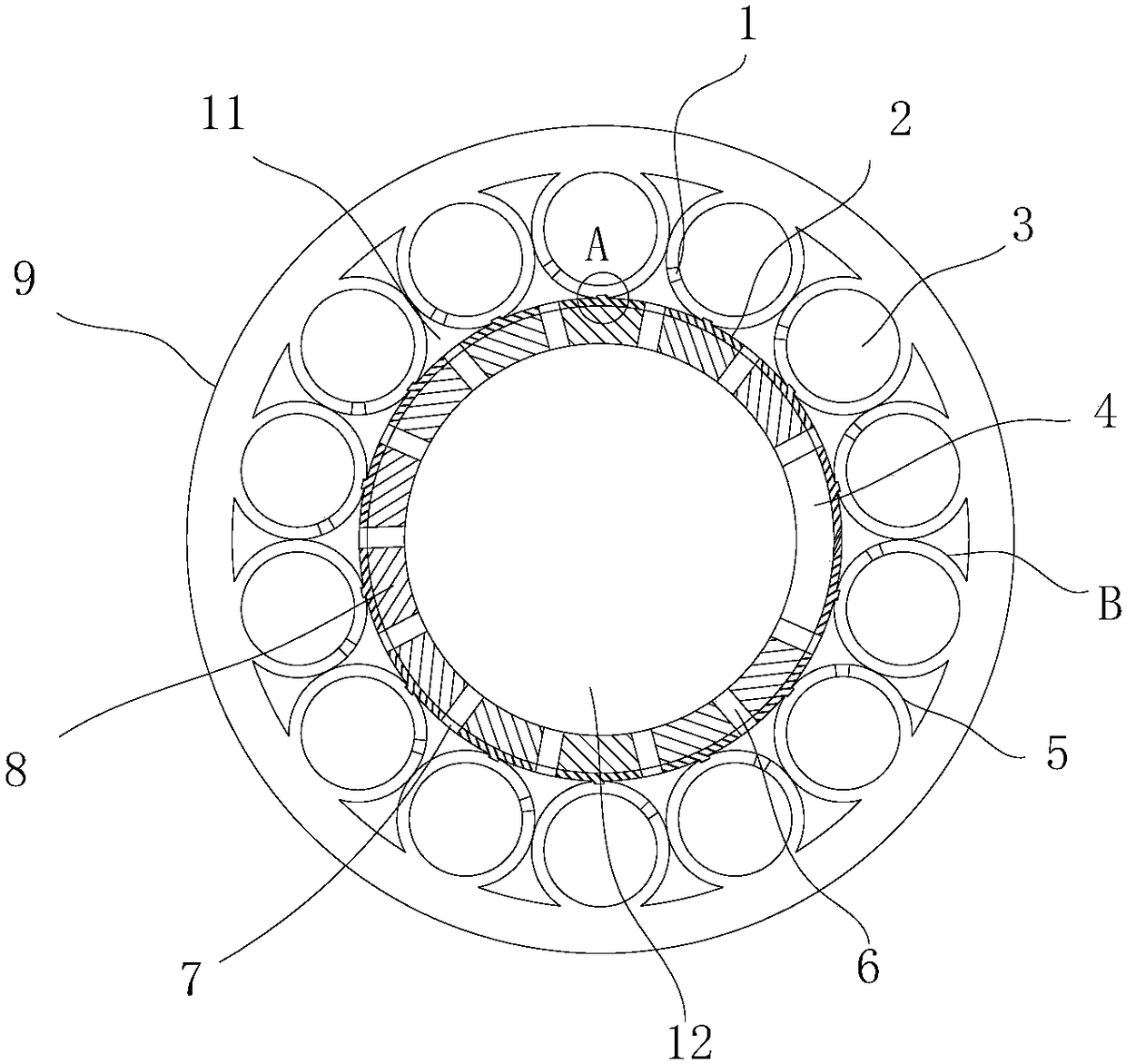 Composite drainage pipeline