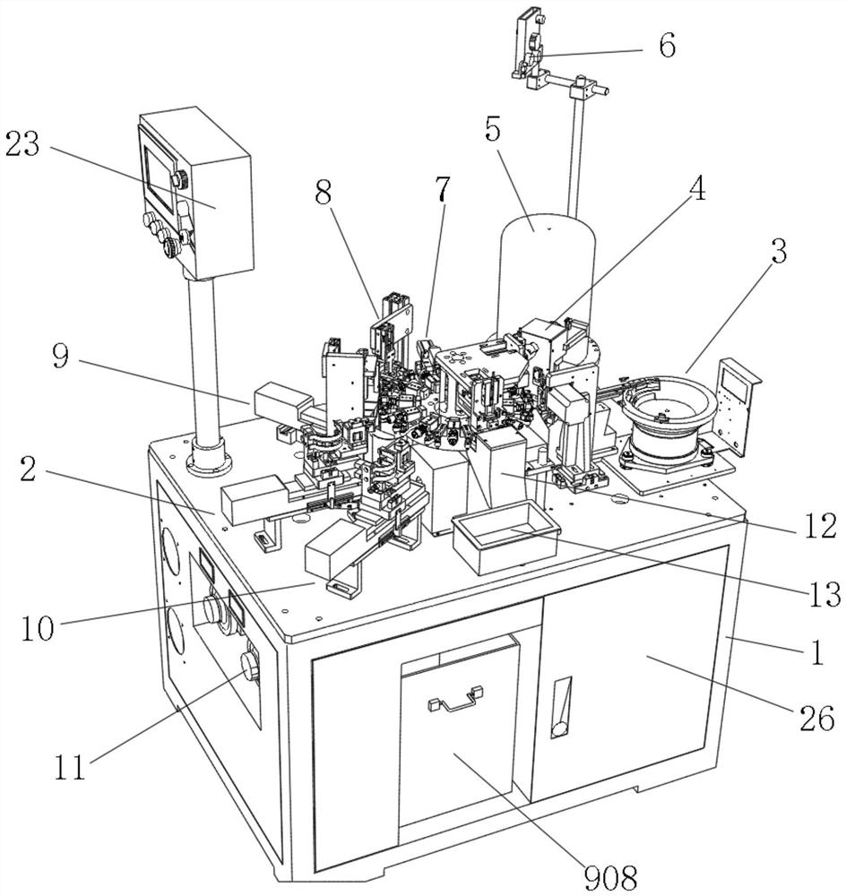 Automatic winding spot welding machine