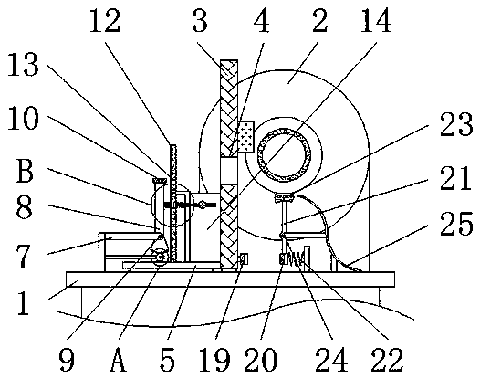 Bearing ring production steel pipe cutting machine discharging device capable of collecting sweeps